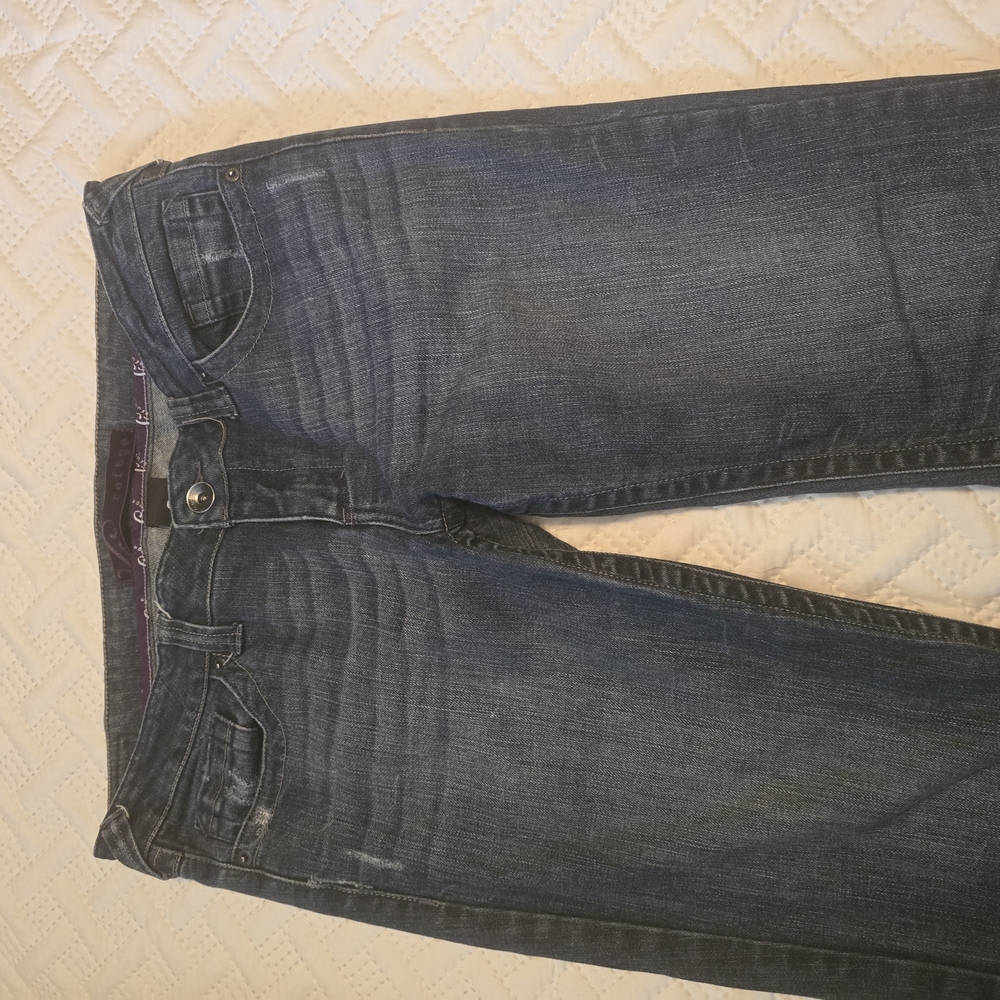 Refuge Dark Blue Flare & Wide Leg Jeans